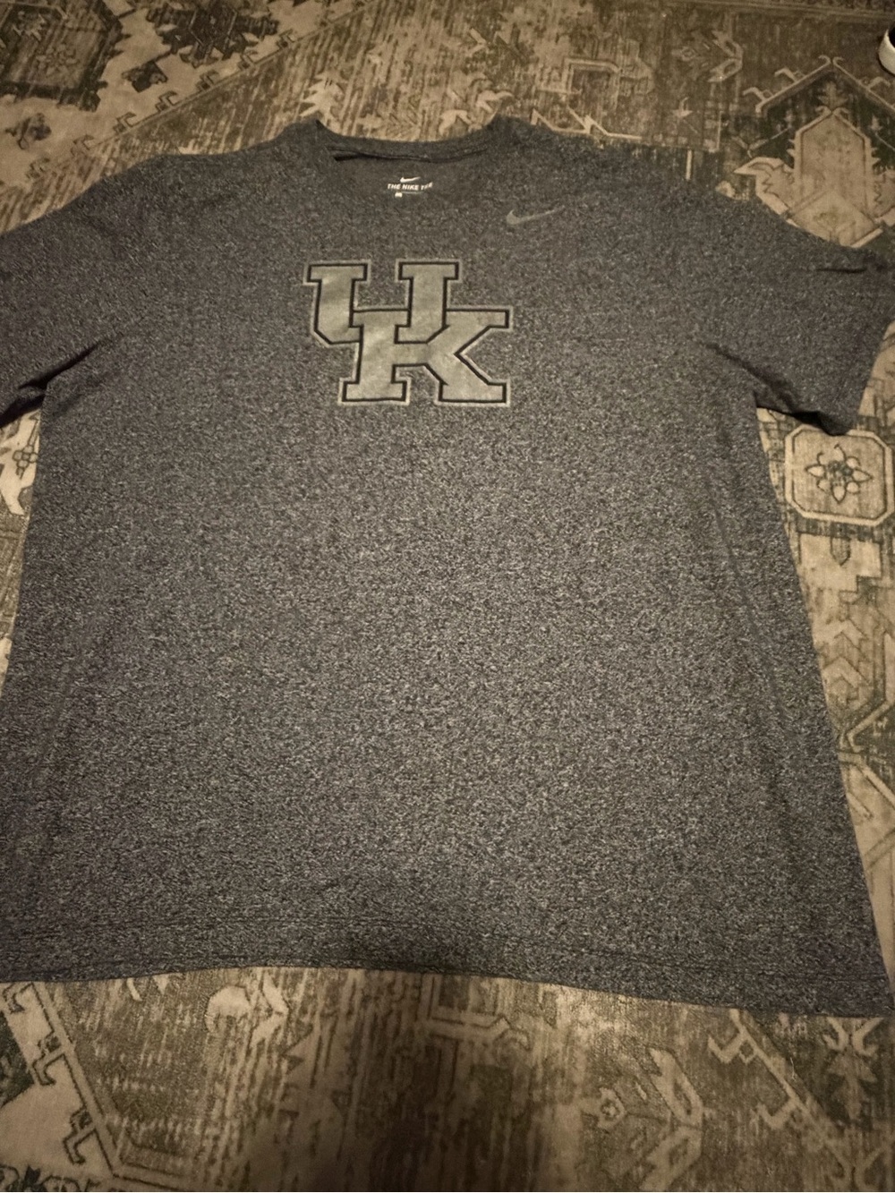 Men's Nike Kentucky Wildcats charcoal grey tonal performance T-shirt size XL